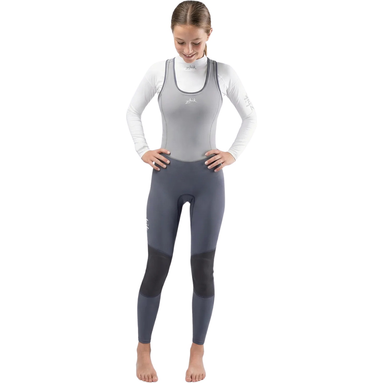 2026 Zhik Junior Hybrid Gear Performance Skiff Suit SKF-0069-Y-GRY - Grey
